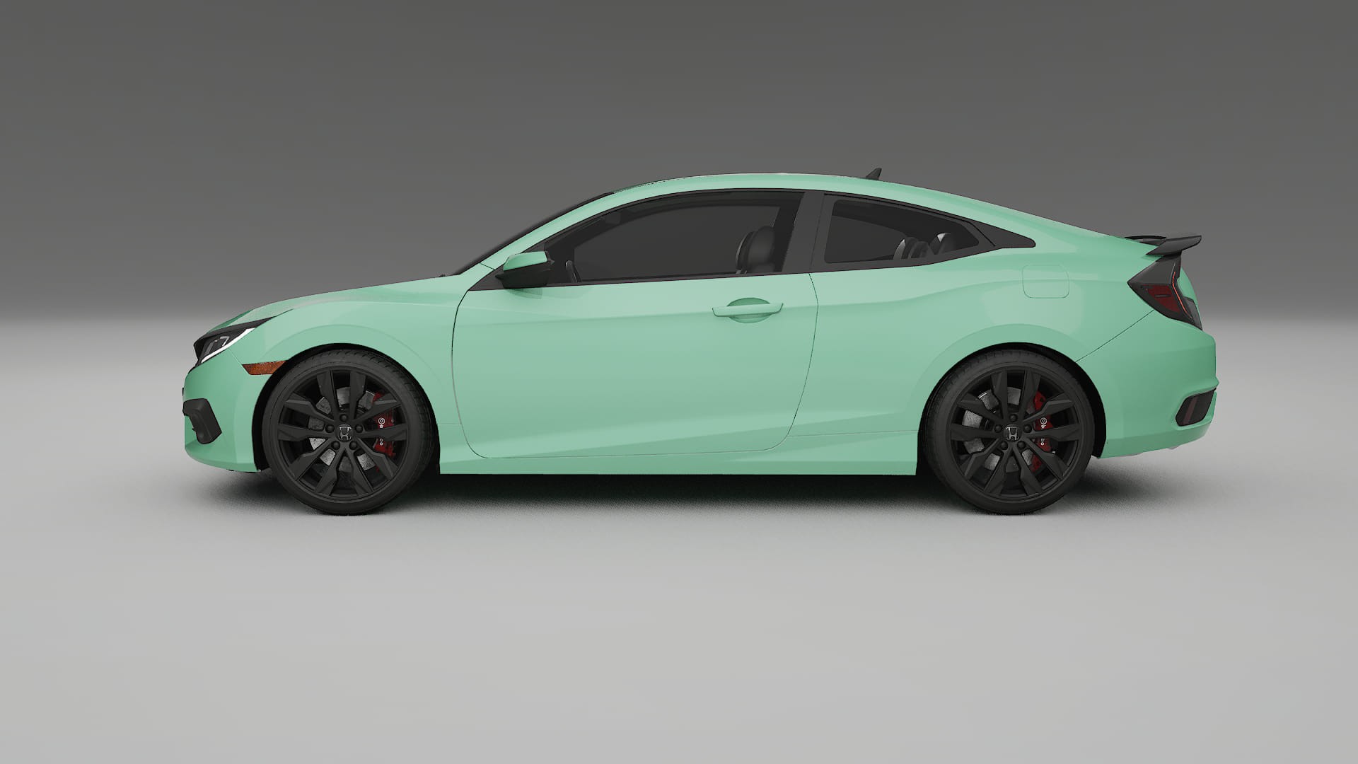 Honda Civic coupe prefacelift pre-LCI TPU Paint Protection Film | DUSTY Color Change PPF Full Pre-Cut Kit