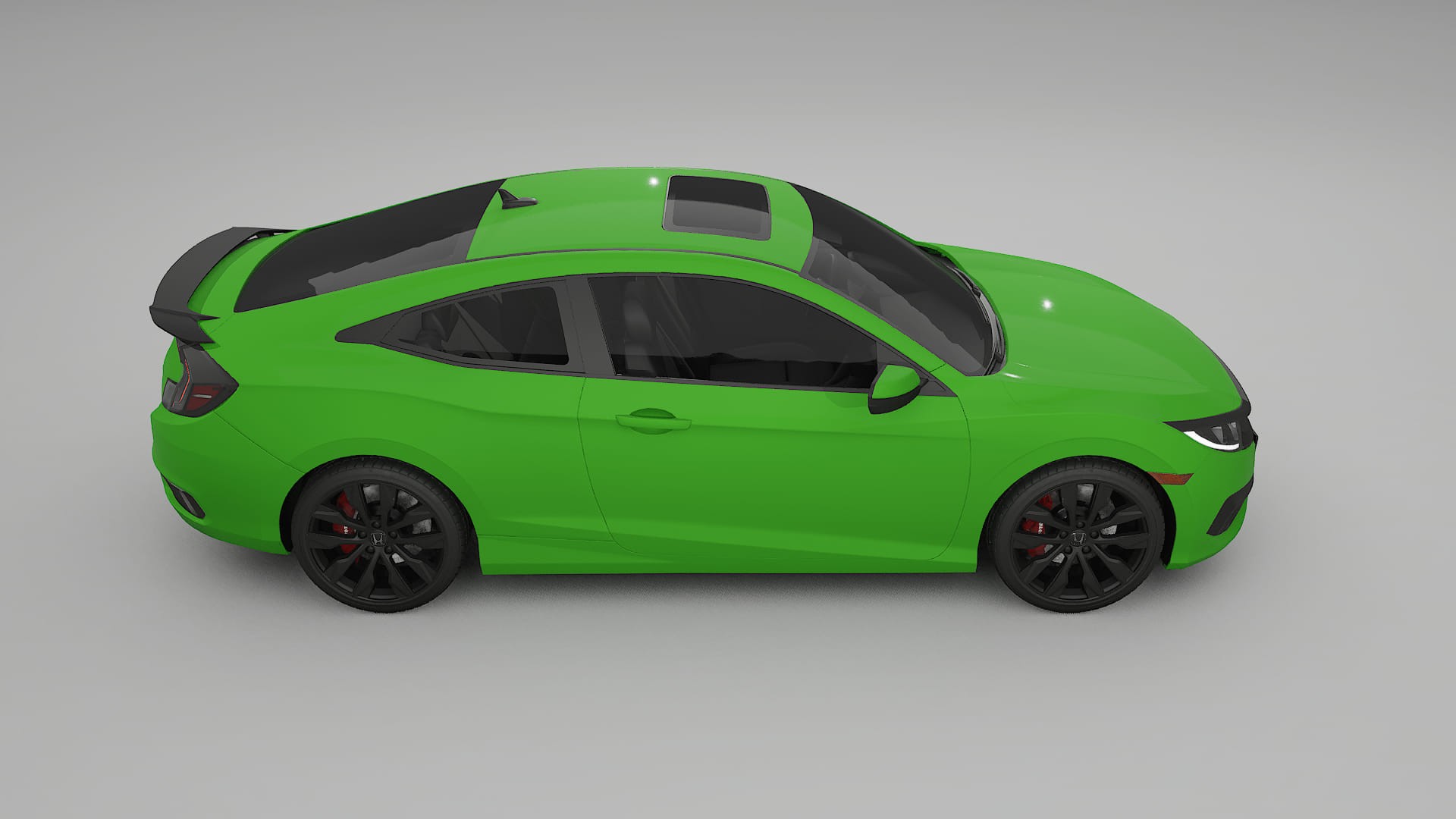 Honda Civic coupe prefacelift pre-LCI TPU Paint Protection Film | VENOM Color Change PPF Full Pre-Cut Kit