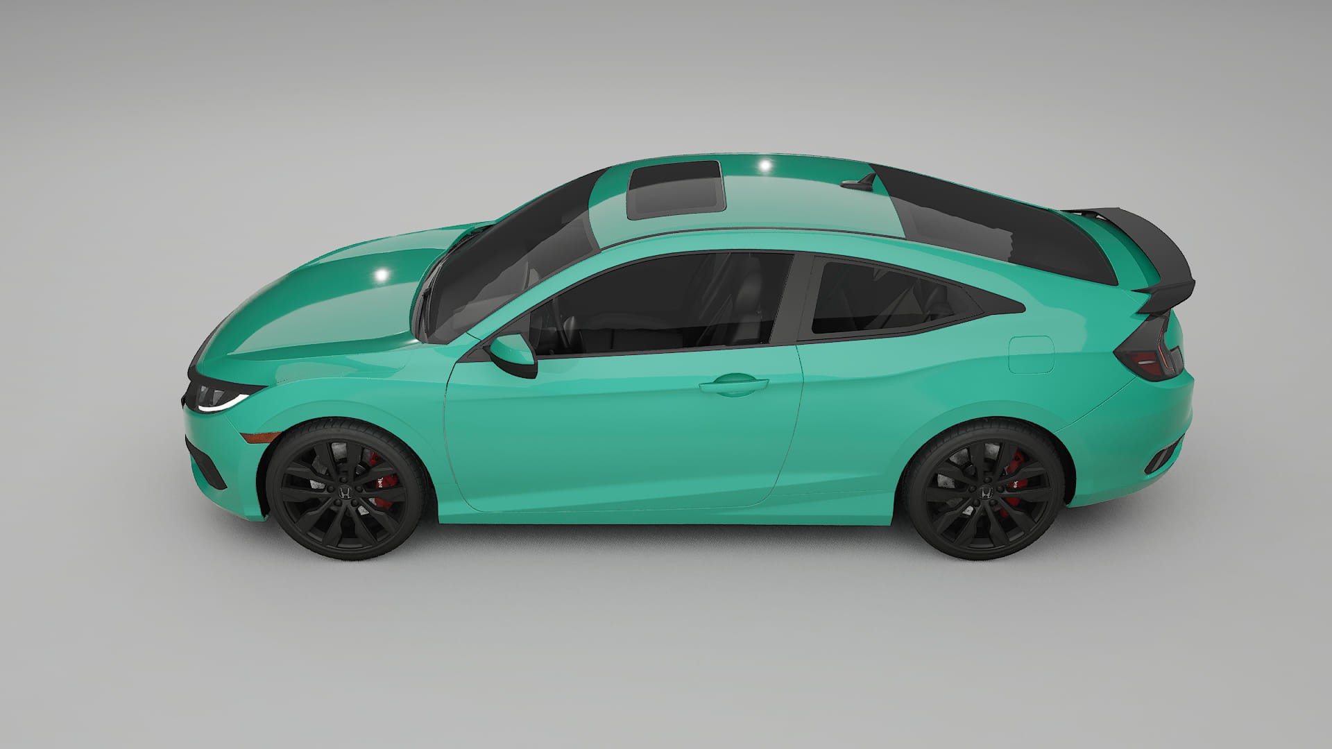 Honda Civic coupe prefacelift pre-LCI TPU Paint Protection Film | JEWEL Color Change PPF Full Pre-Cut Kit