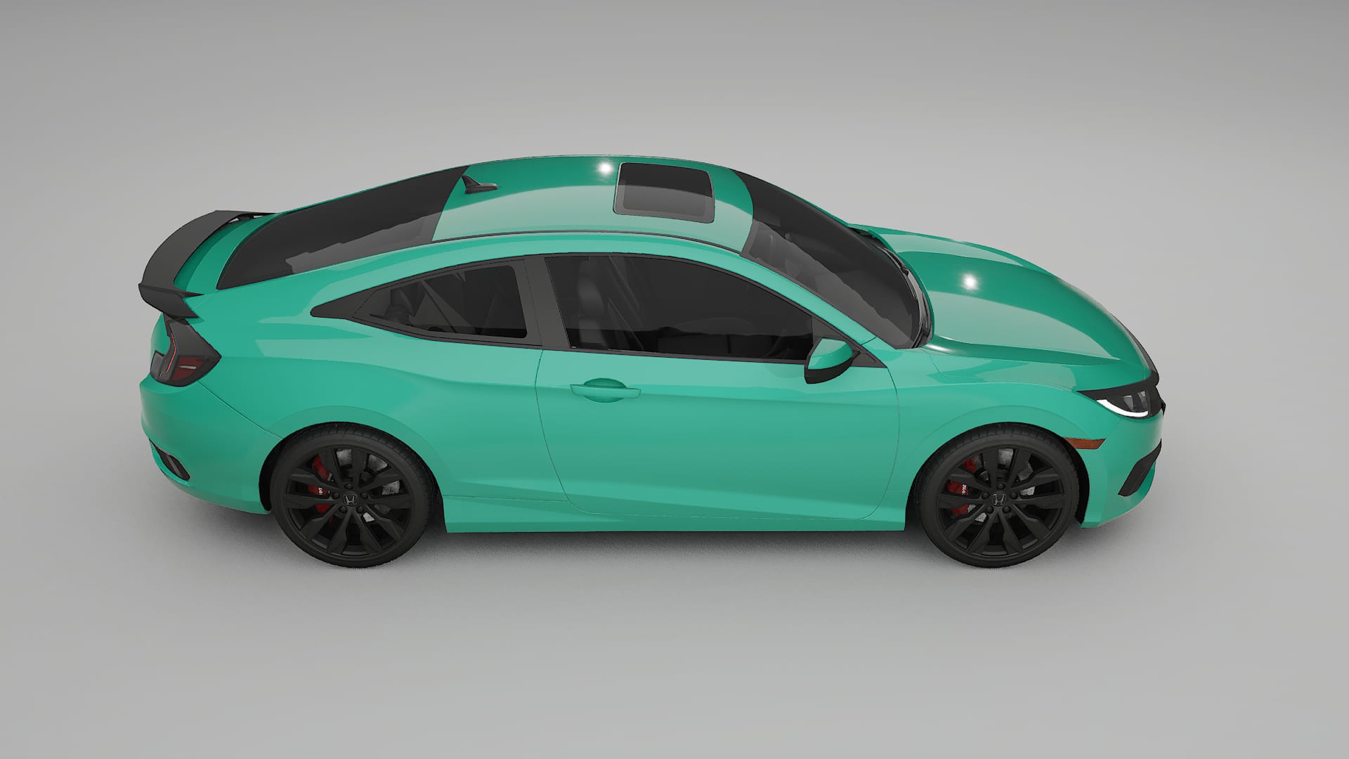 Honda Civic coupe prefacelift pre-LCI TPU Paint Protection Film | JEWEL Color Change PPF Full Pre-Cut Kit