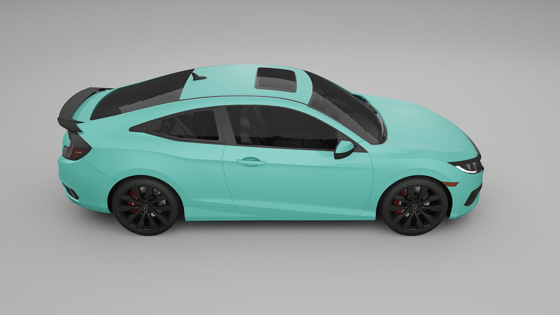 Honda Civic coupe prefacelift pre-LCI TPU Paint Protection Film | FROST Color Change PPF Full Pre-Cut Kit