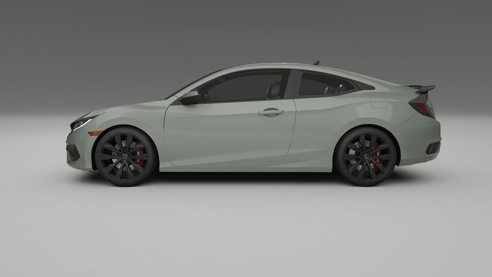 Honda Civic coupe prefacelift pre-LCI TPU Paint Protection Film | SLATE Color Change PPF Full Pre-Cut Kit