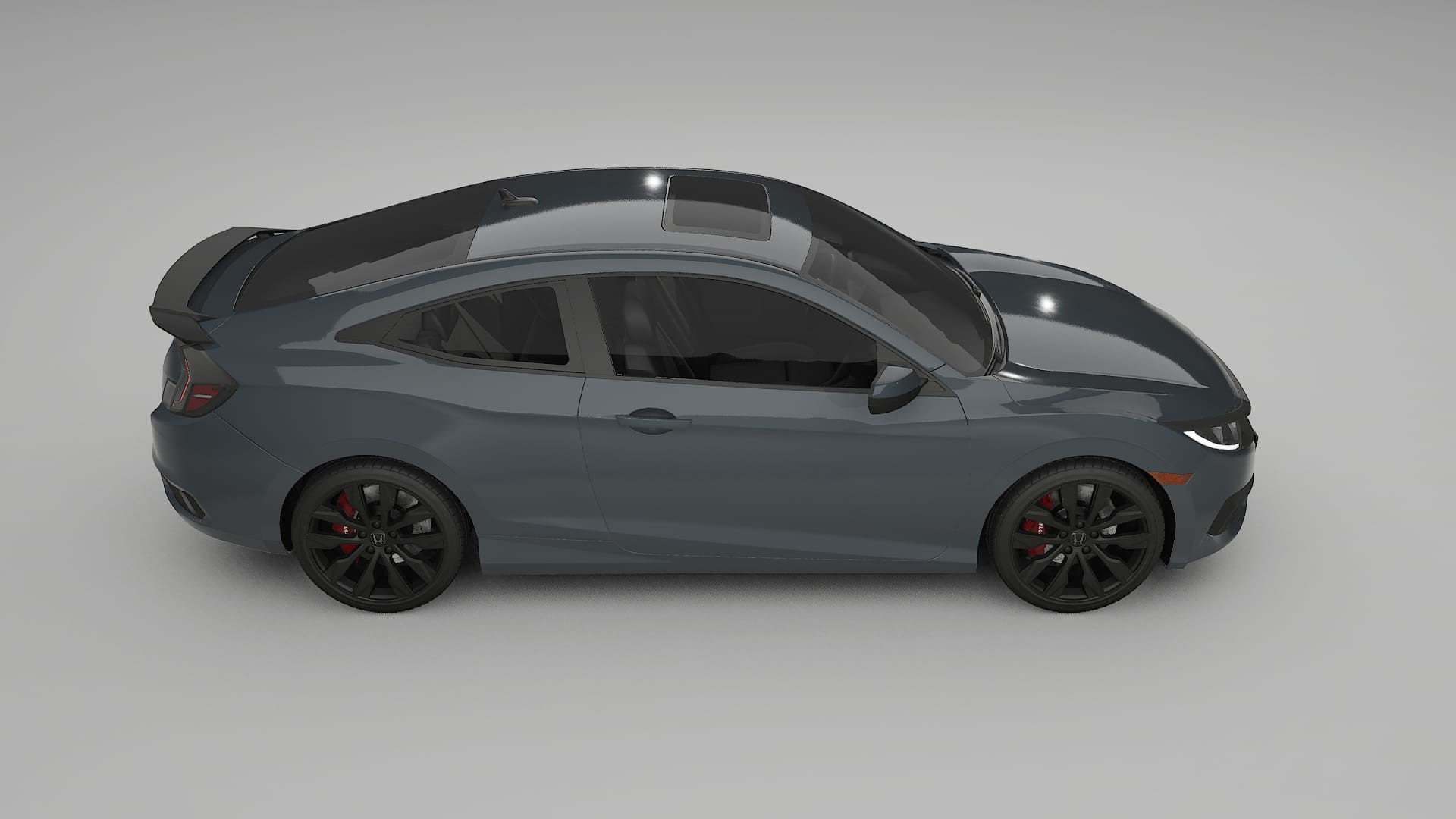 Honda Civic coupe prefacelift pre-LCI TPU Paint Protection Film | GRANITE Color Change PPF Full Pre-Cut Kit
