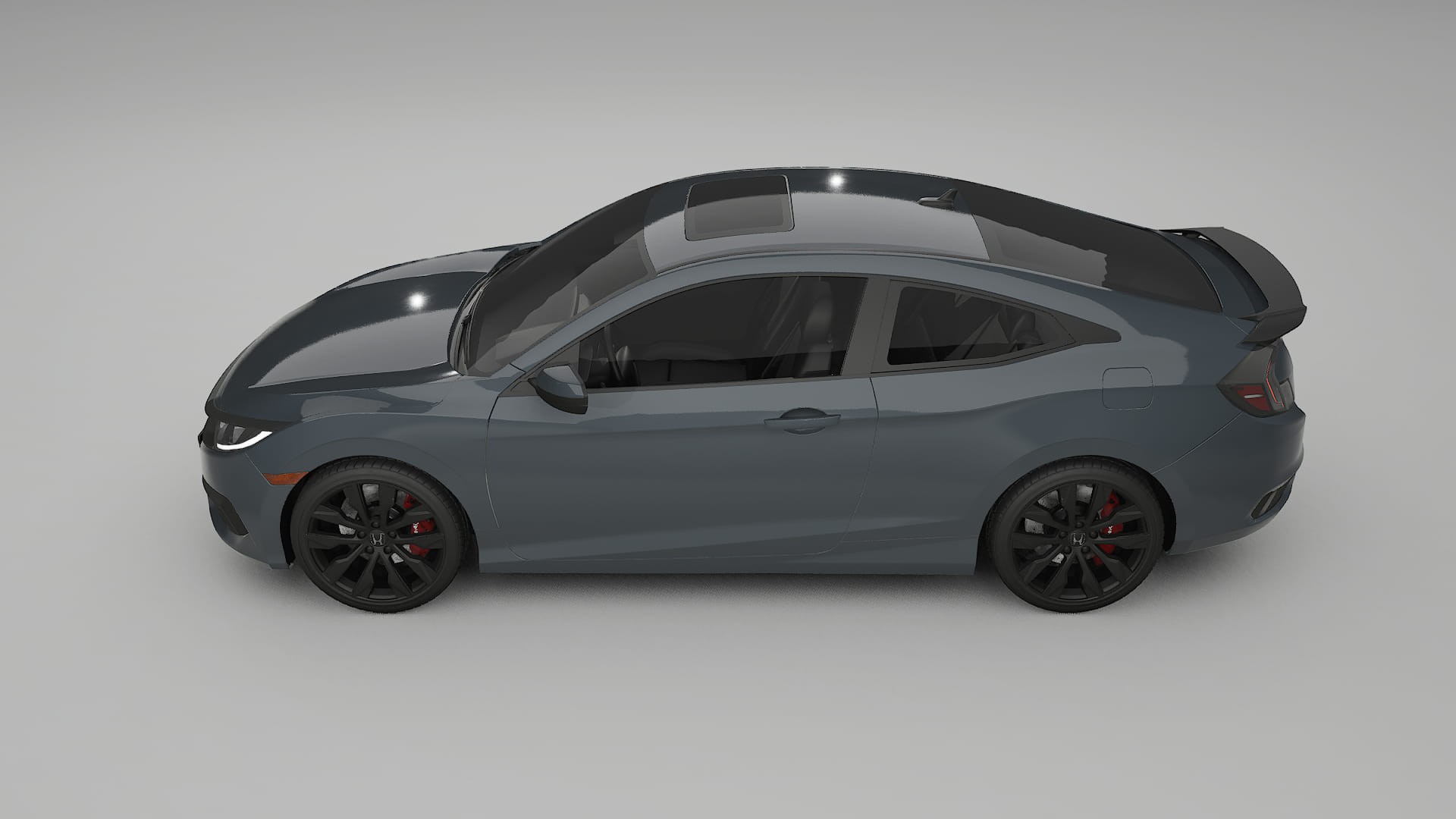Honda Civic coupe prefacelift pre-LCI TPU Paint Protection Film | GRANITE Color Change PPF Full Pre-Cut Kit