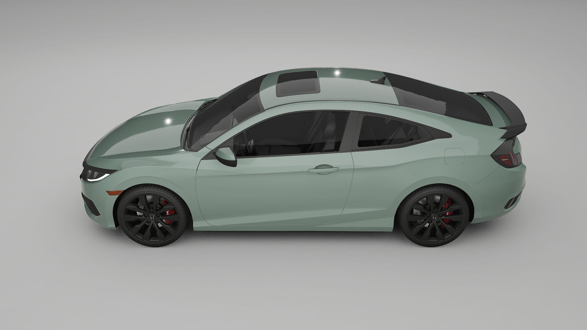 Honda Civic coupe prefacelift pre-LCI TPU Paint Protection Film | CINDER Color Change PPF Full Pre-Cut Kit