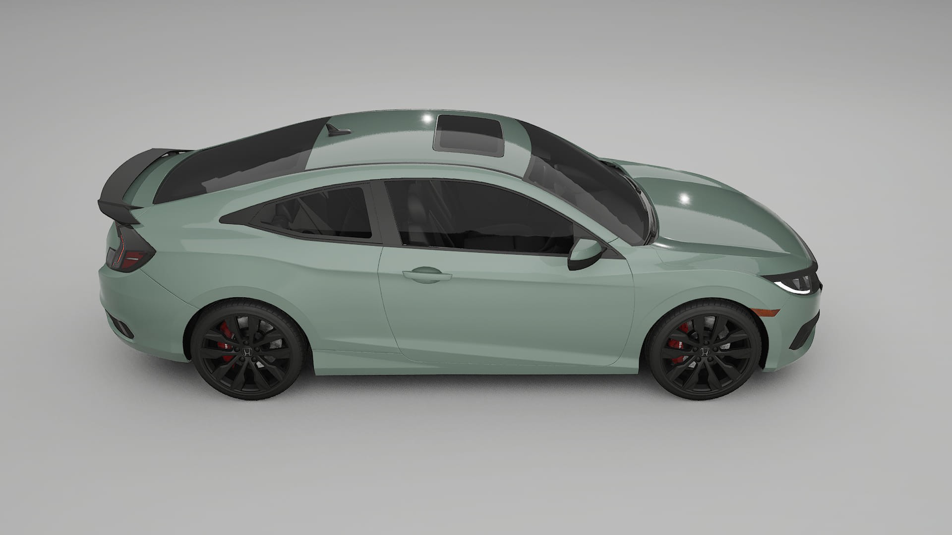 Honda Civic coupe prefacelift pre-LCI TPU Paint Protection Film | CINDER Color Change PPF Full Pre-Cut Kit