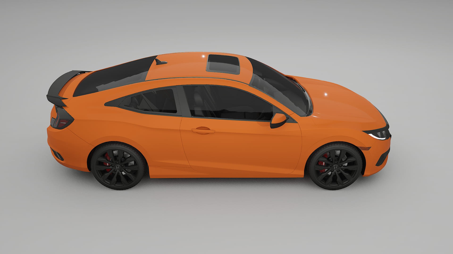 Honda Civic coupe prefacelift pre-LCI TPU Paint Protection Film | ROCKET Color Change PPF Full Pre-Cut Kit