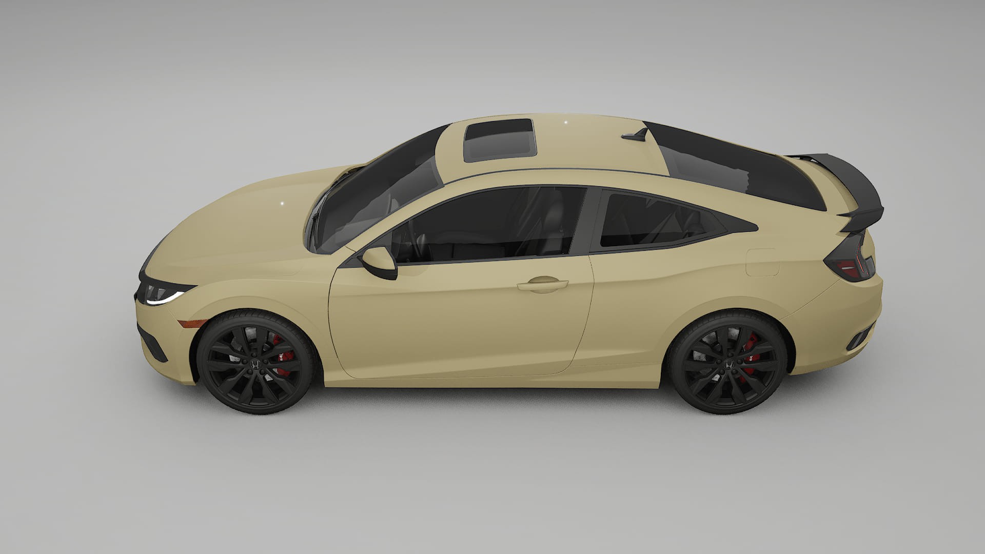 Honda Civic coupe prefacelift pre-LCI TPU Paint Protection Film | SAND Color Change PPF Full Pre-Cut Kit