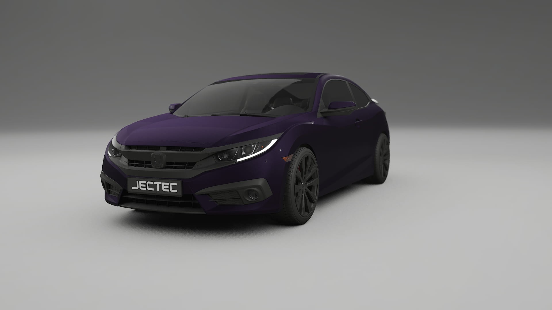 Honda Civic coupe prefacelift pre-LCI TPU Paint Protection Film | VIOLET Color Change PPF Full Pre-Cut Kit