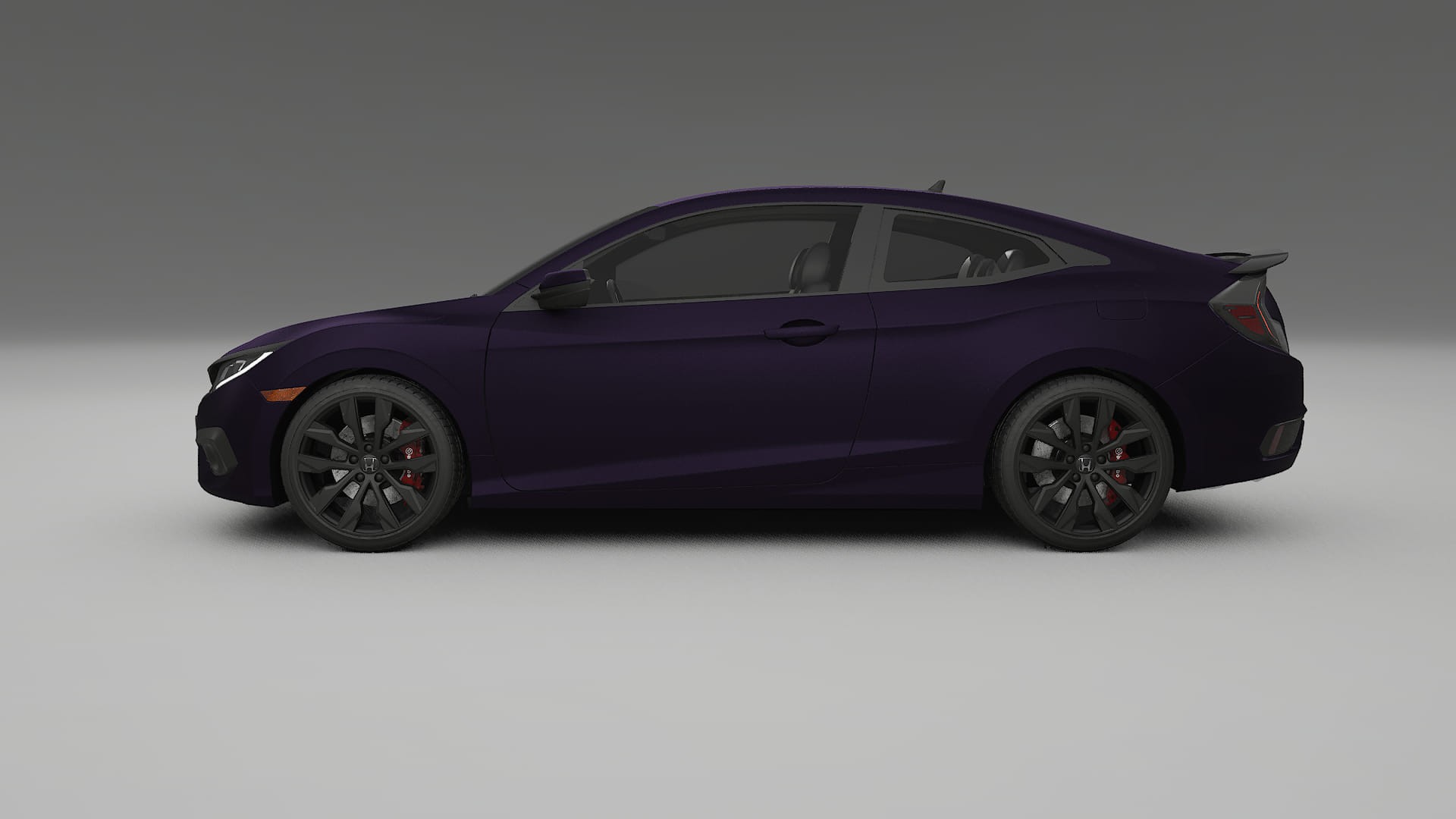 Honda Civic coupe prefacelift pre-LCI TPU Paint Protection Film | VIOLET Color Change PPF Full Pre-Cut Kit