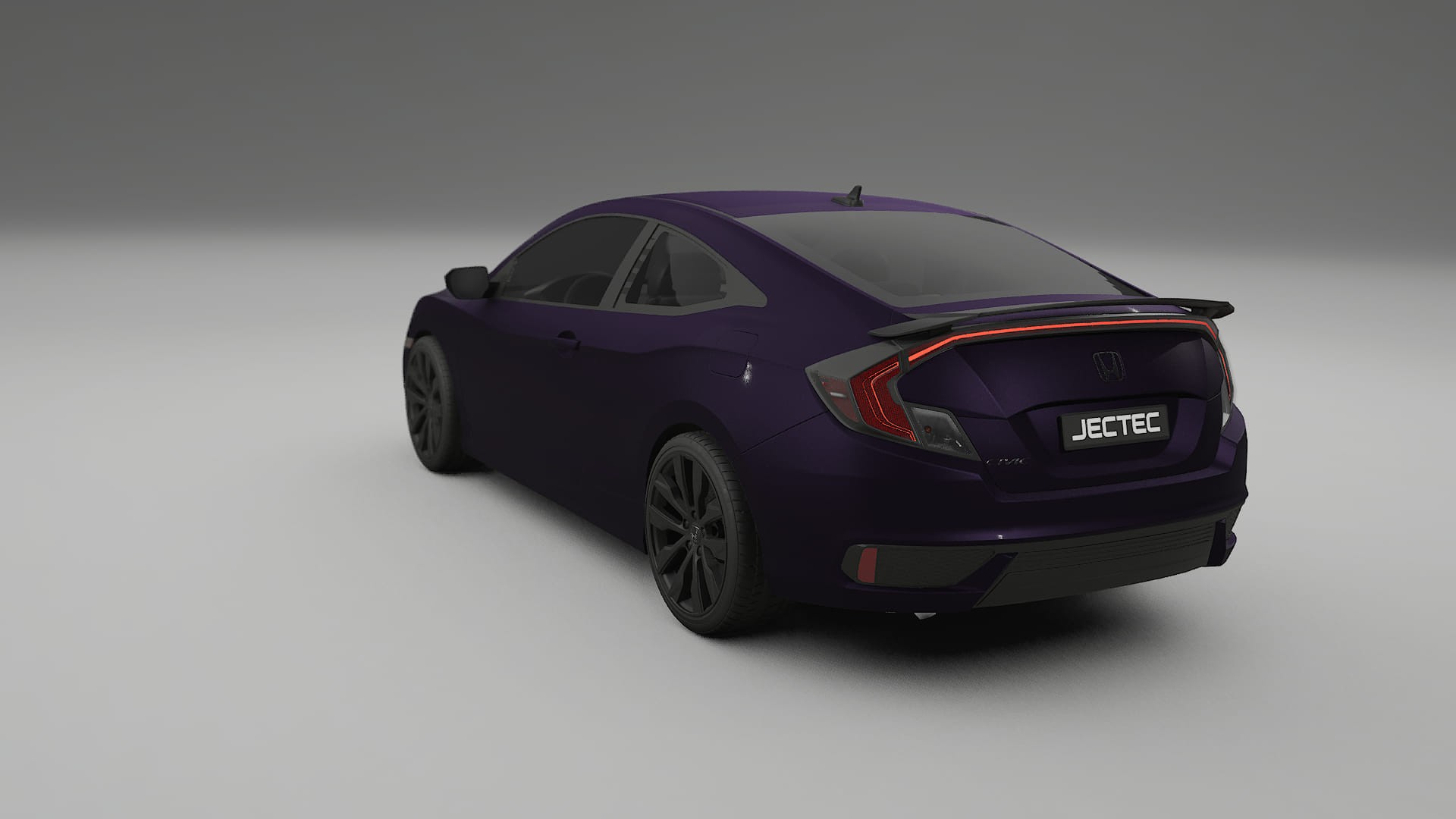 Honda Civic coupe prefacelift pre-LCI TPU Paint Protection Film | VIOLET Color Change PPF Full Pre-Cut Kit