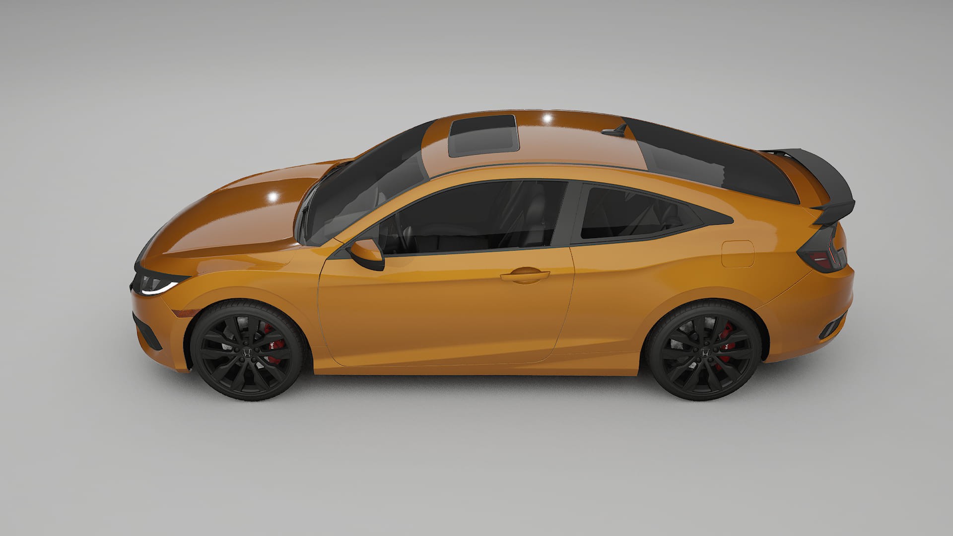 Honda Civic coupe prefacelift pre-LCI TPU Paint Protection Film | DAISY Color Change PPF Full Pre-Cut Kit