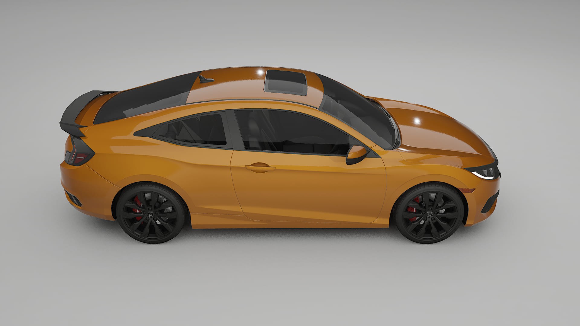 Honda Civic coupe prefacelift pre-LCI TPU Paint Protection Film | DAISY Color Change PPF Full Pre-Cut Kit
