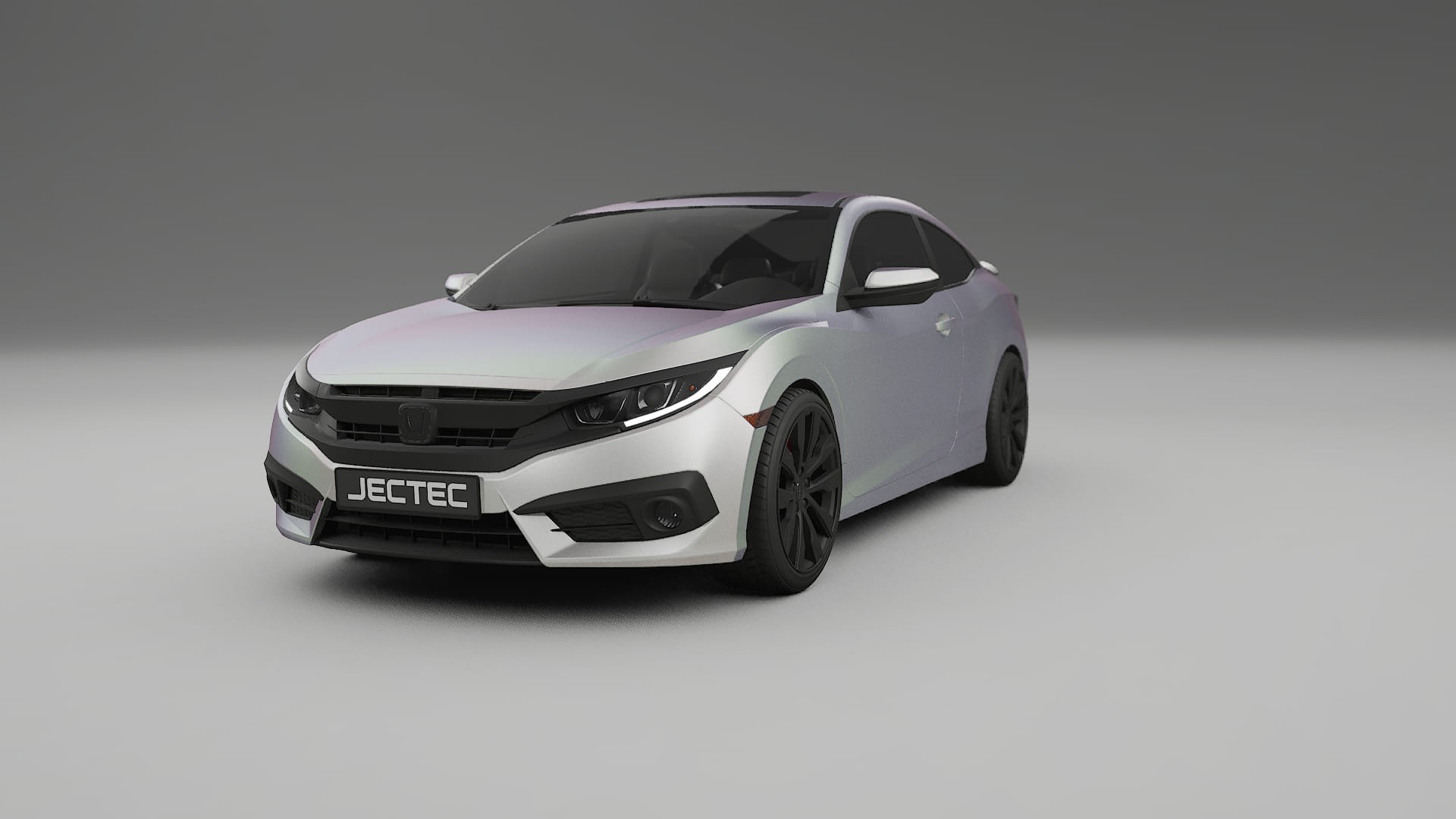 Honda Civic coupe prefacelift pre-LCI TPU Paint Protection Film | NEBULA Color Change PPF Full Pre-Cut Kit