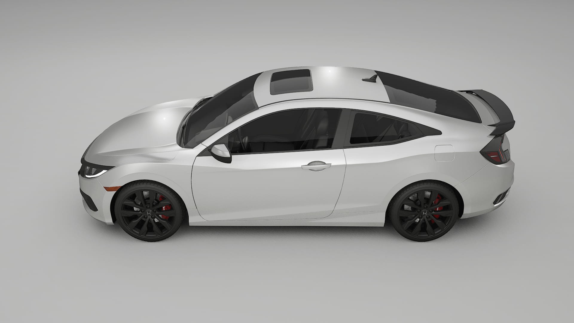 Honda Civic coupe prefacelift pre-LCI TPU Paint Protection Film | OPAL Color Change PPF Full Pre-Cut Kit