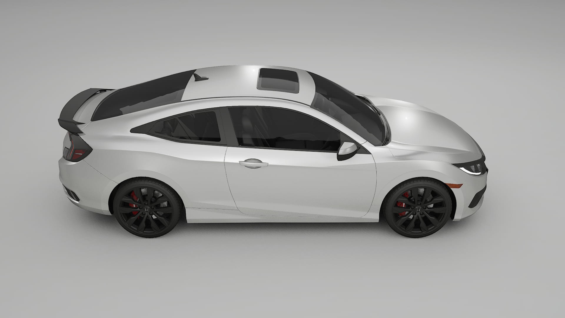 Honda Civic coupe prefacelift pre-LCI TPU Paint Protection Film | OPAL Color Change PPF Full Pre-Cut Kit