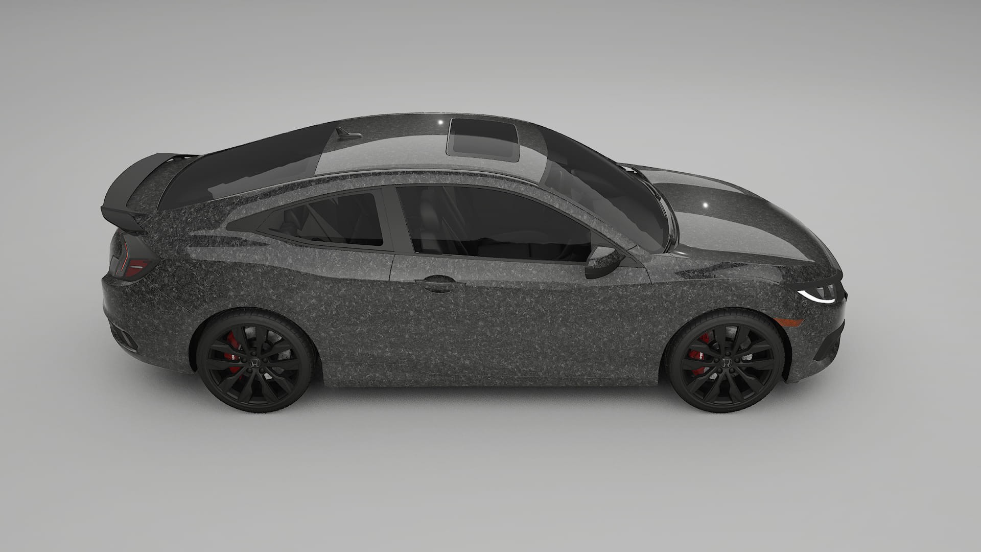 Honda Civic coupe prefacelift pre-LCI TPU Paint Protection Film | FORGED S Color Change PPF Full Pre-Cut Kit