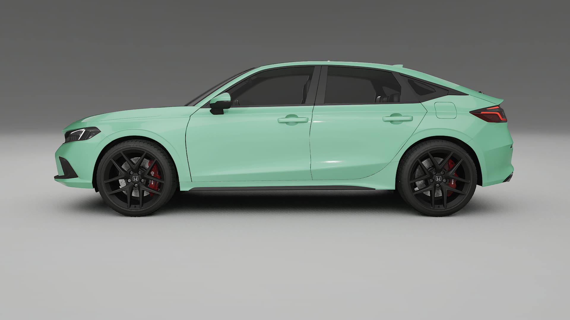 Honda Civic hatchback TPU Paint Protection Film | DUSTY Color Change PPF Full Pre-Cut Kit