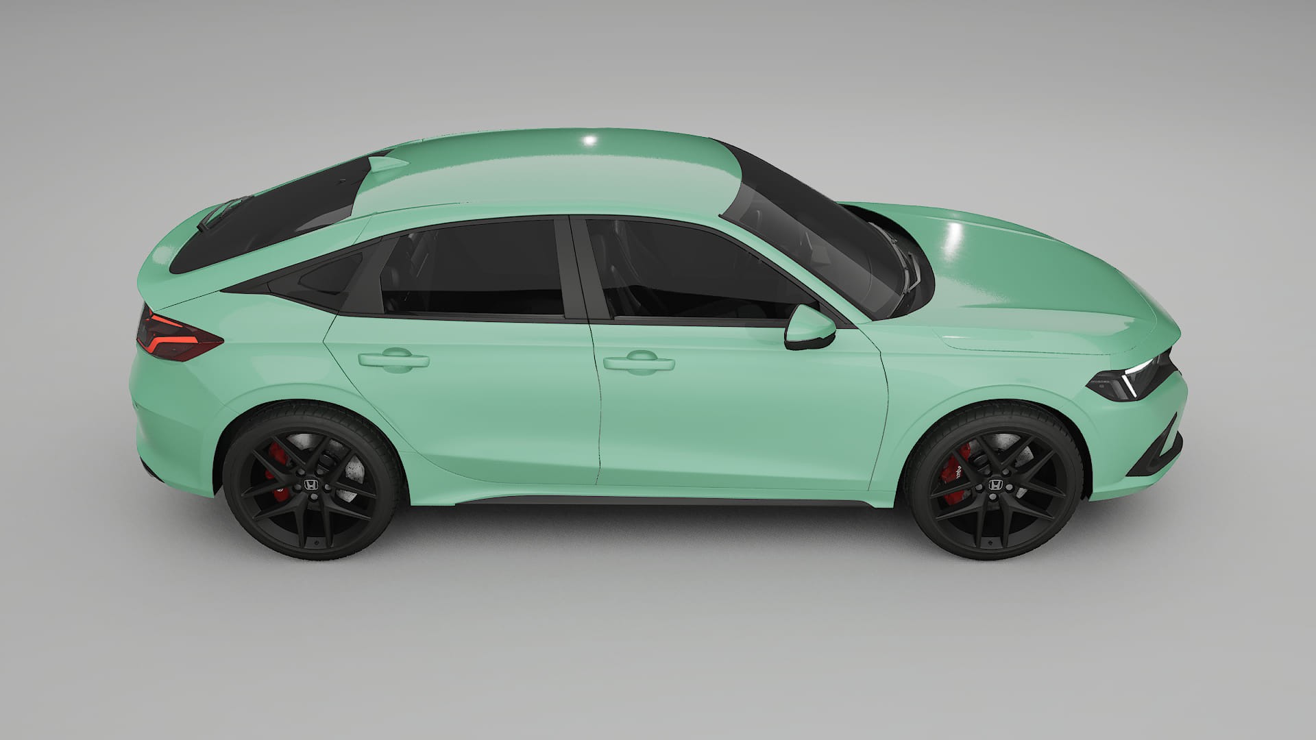 Honda Civic hatchback TPU Paint Protection Film | DUSTY Color Change PPF Full Pre-Cut Kit