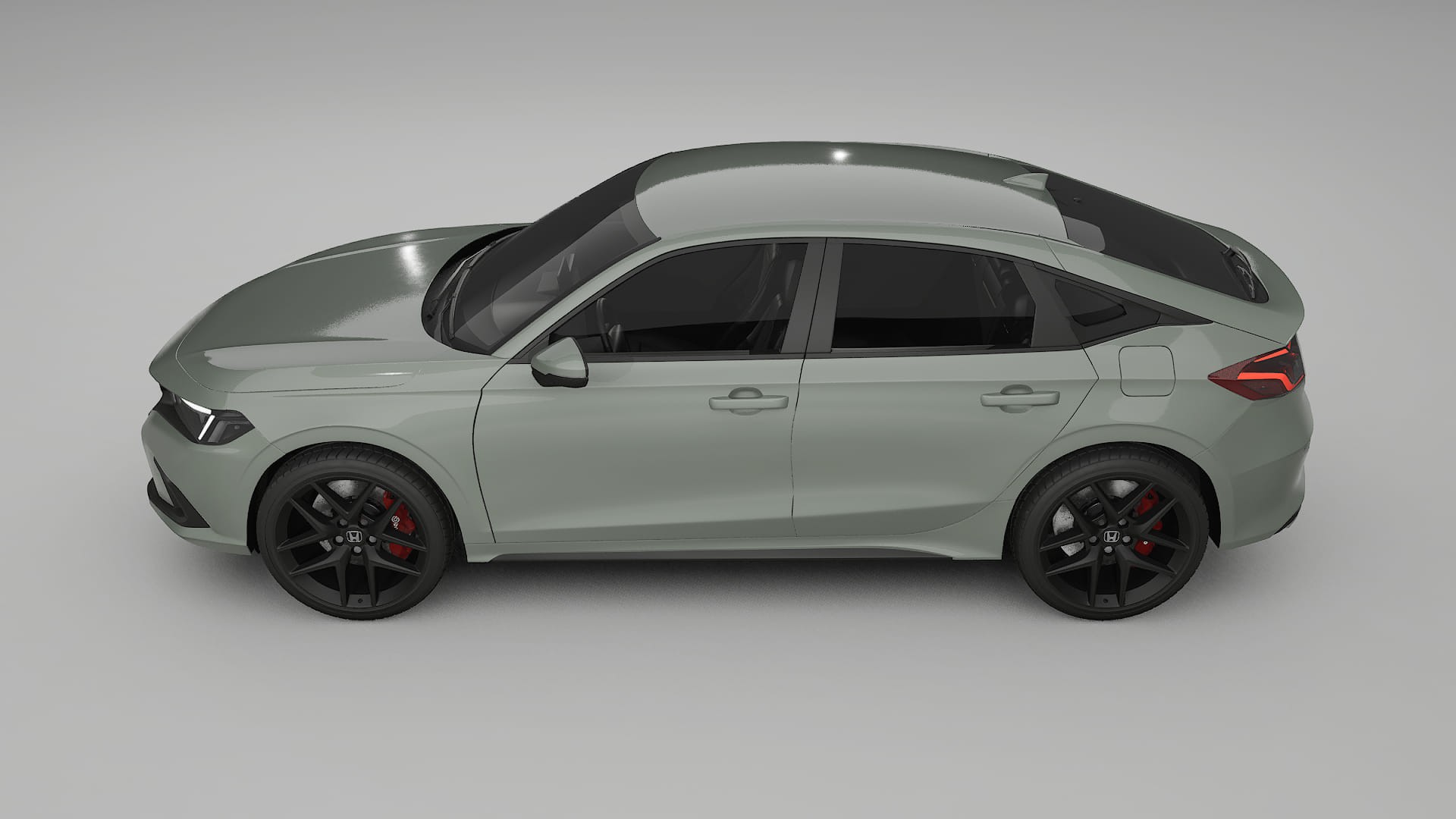 Honda Civic hatchback TPU Paint Protection Film | SLATE Color Change PPF Full Pre-Cut Kit