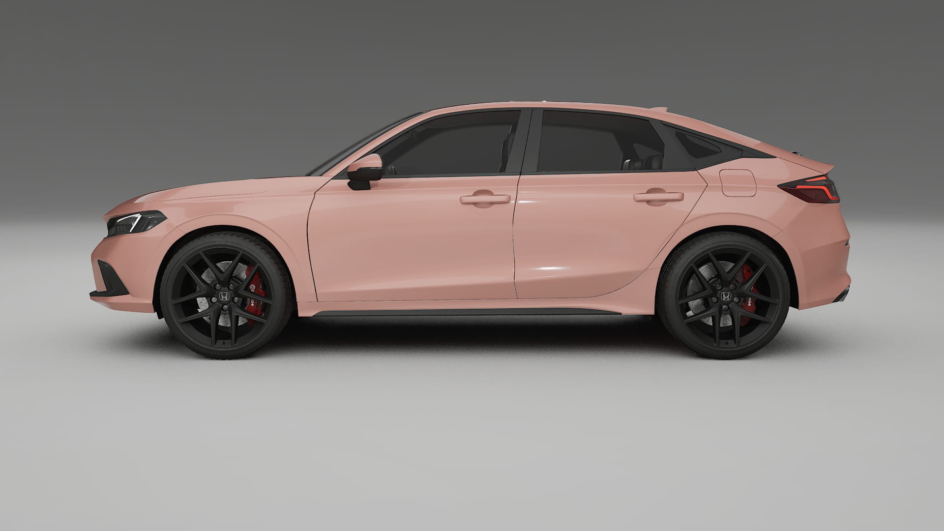 Honda Civic hatchback TPU Paint Protection Film | BLUSH Color Change PPF Full Pre-Cut Kit