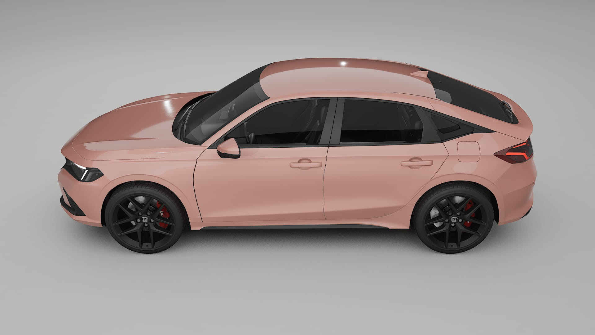 Honda Civic hatchback TPU Paint Protection Film | BLUSH Color Change PPF Full Pre-Cut Kit