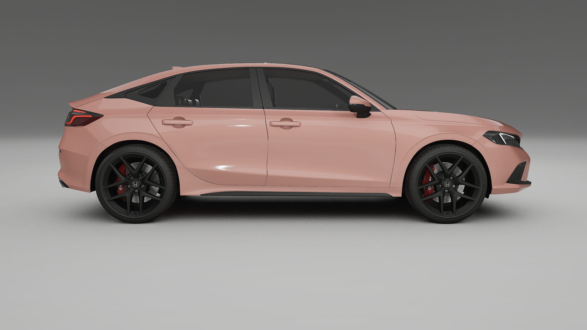 Honda Civic hatchback TPU Paint Protection Film | BLUSH Color Change PPF Full Pre-Cut Kit