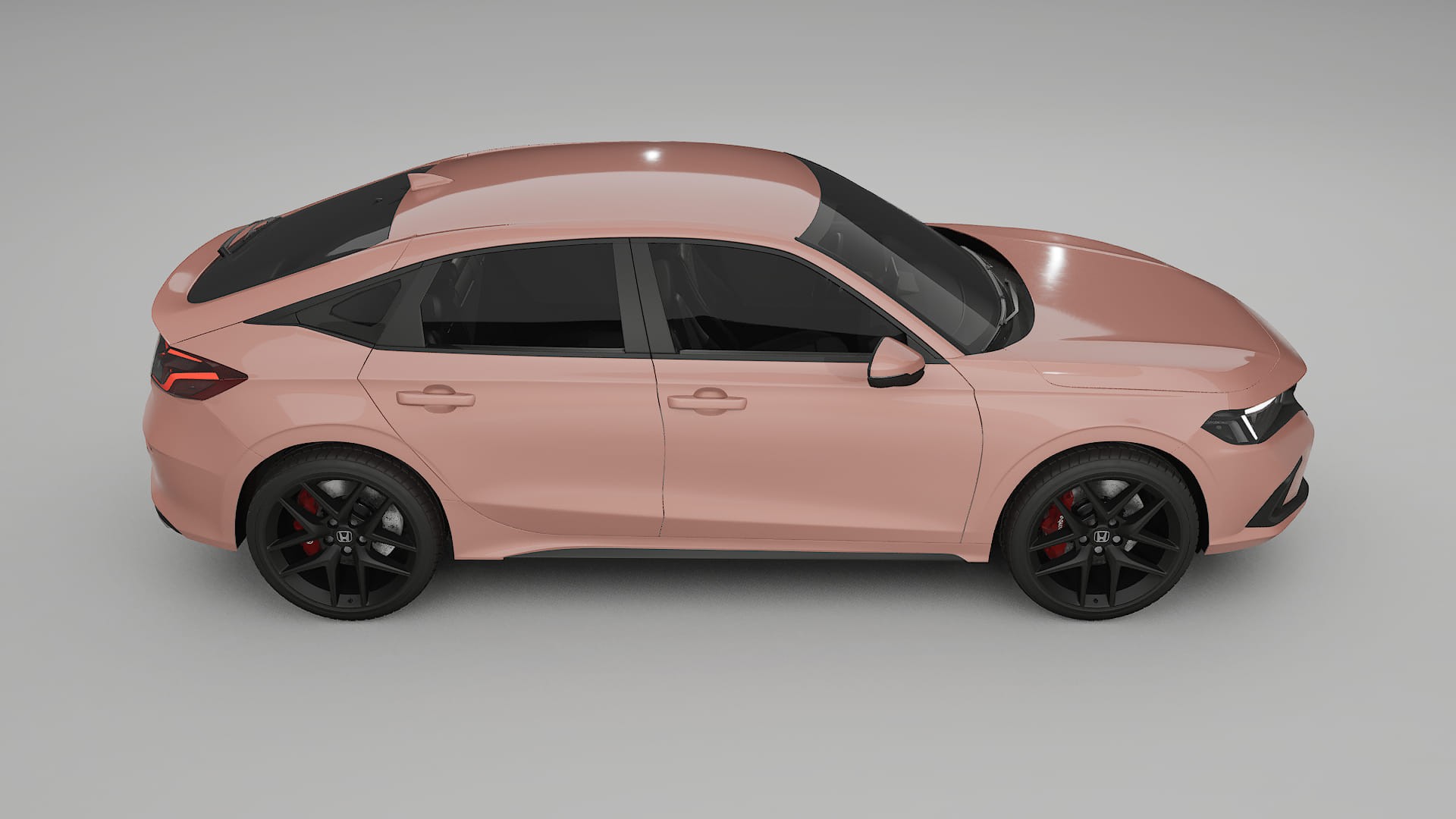 Honda Civic hatchback TPU Paint Protection Film | BLUSH Color Change PPF Full Pre-Cut Kit