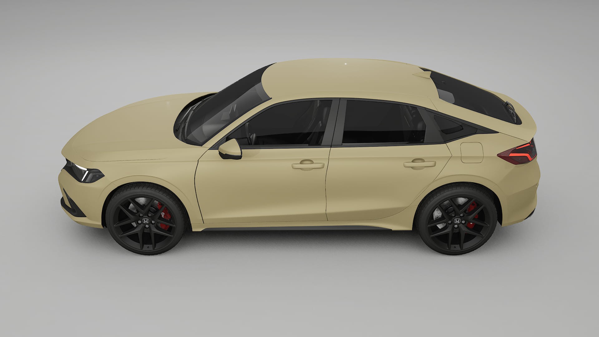 Honda Civic hatchback TPU Paint Protection Film | SAND Color Change PPF Full Pre-Cut Kit