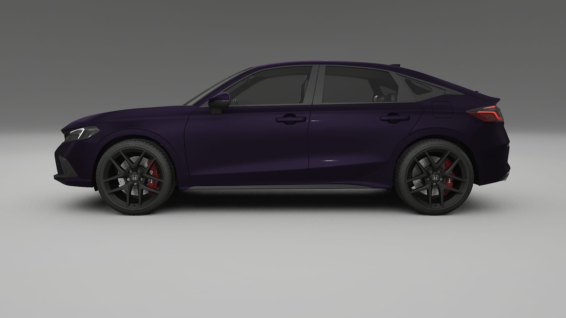 Honda Civic hatchback TPU Paint Protection Film | VIOLET Color Change PPF Full Pre-Cut Kit