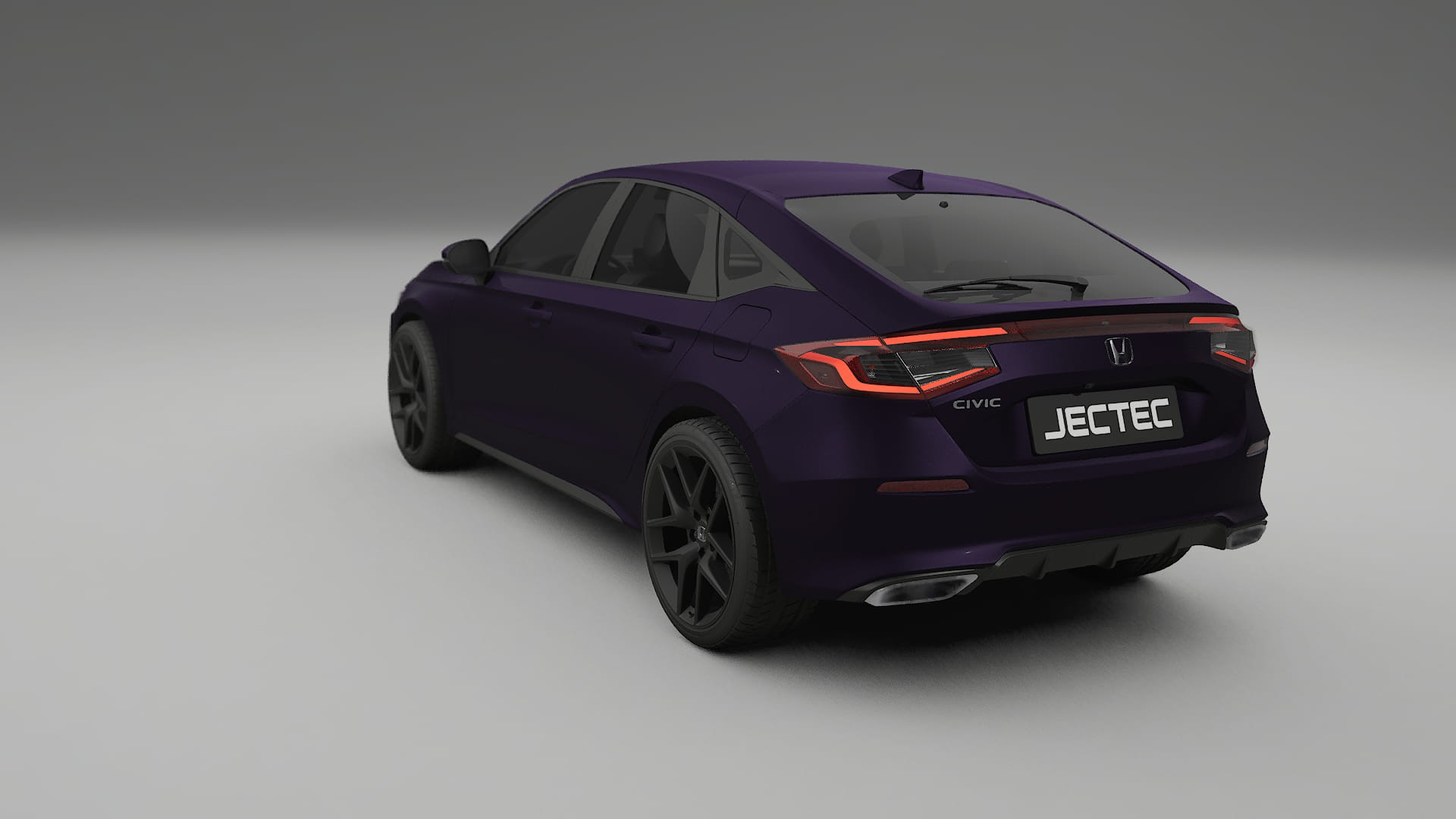 Honda Civic hatchback TPU Paint Protection Film | VIOLET Color Change PPF Full Pre-Cut Kit