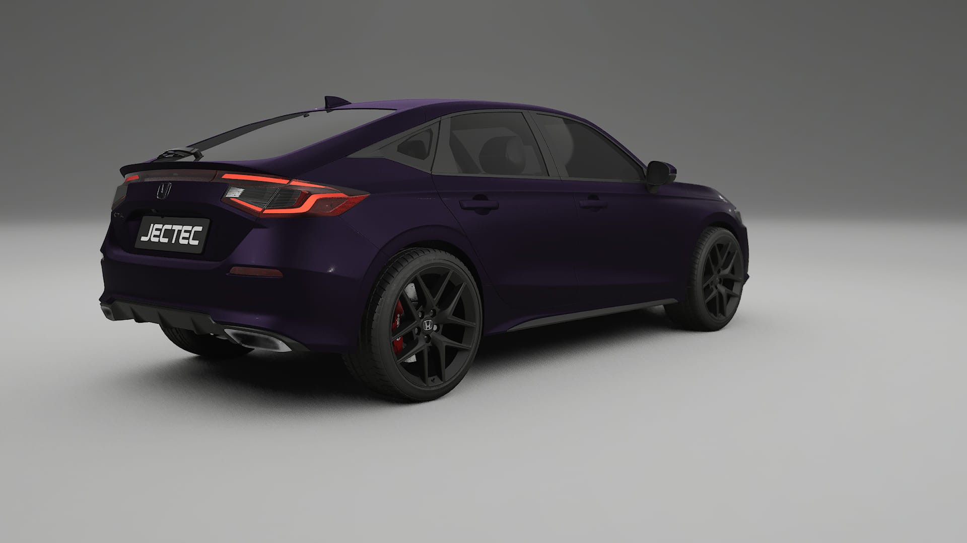 Honda Civic hatchback TPU Paint Protection Film | VIOLET Color Change PPF Full Pre-Cut Kit