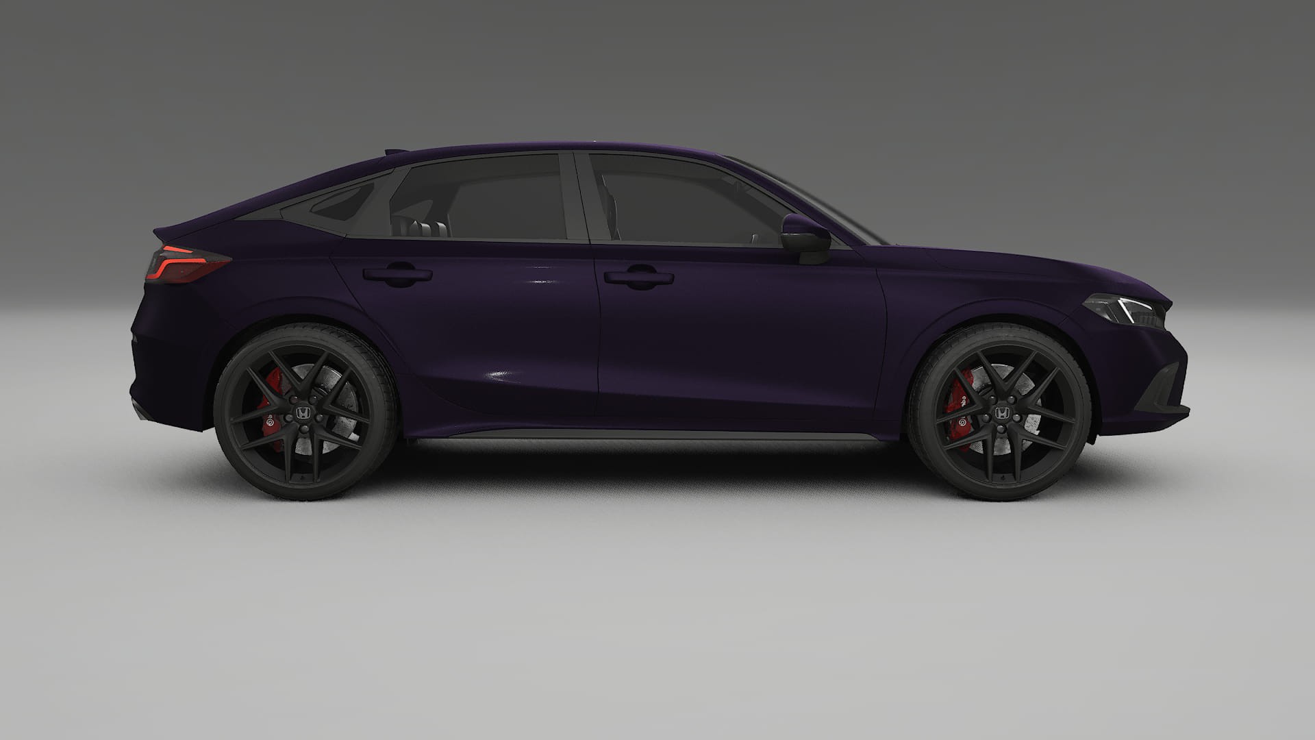 Honda Civic hatchback TPU Paint Protection Film | VIOLET Color Change PPF Full Pre-Cut Kit