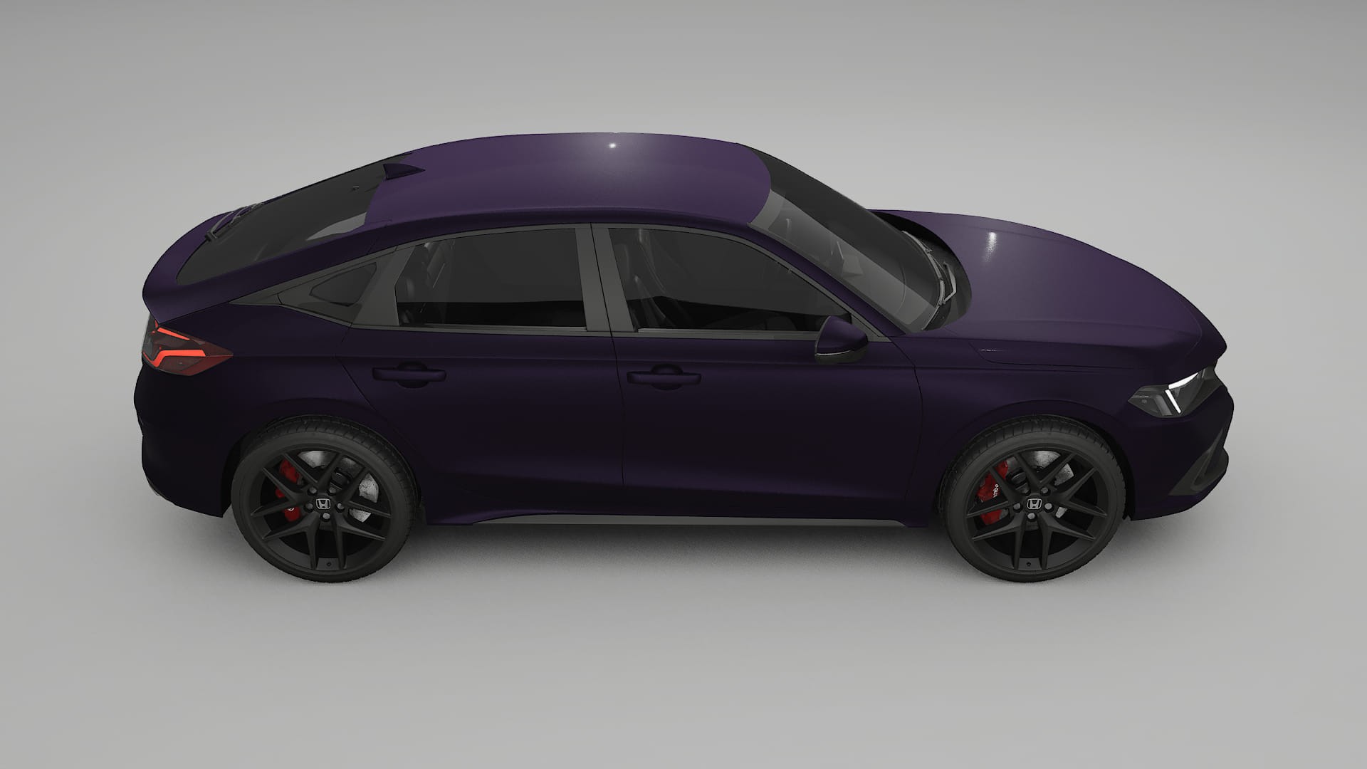 Honda Civic hatchback TPU Paint Protection Film | VIOLET Color Change PPF Full Pre-Cut Kit