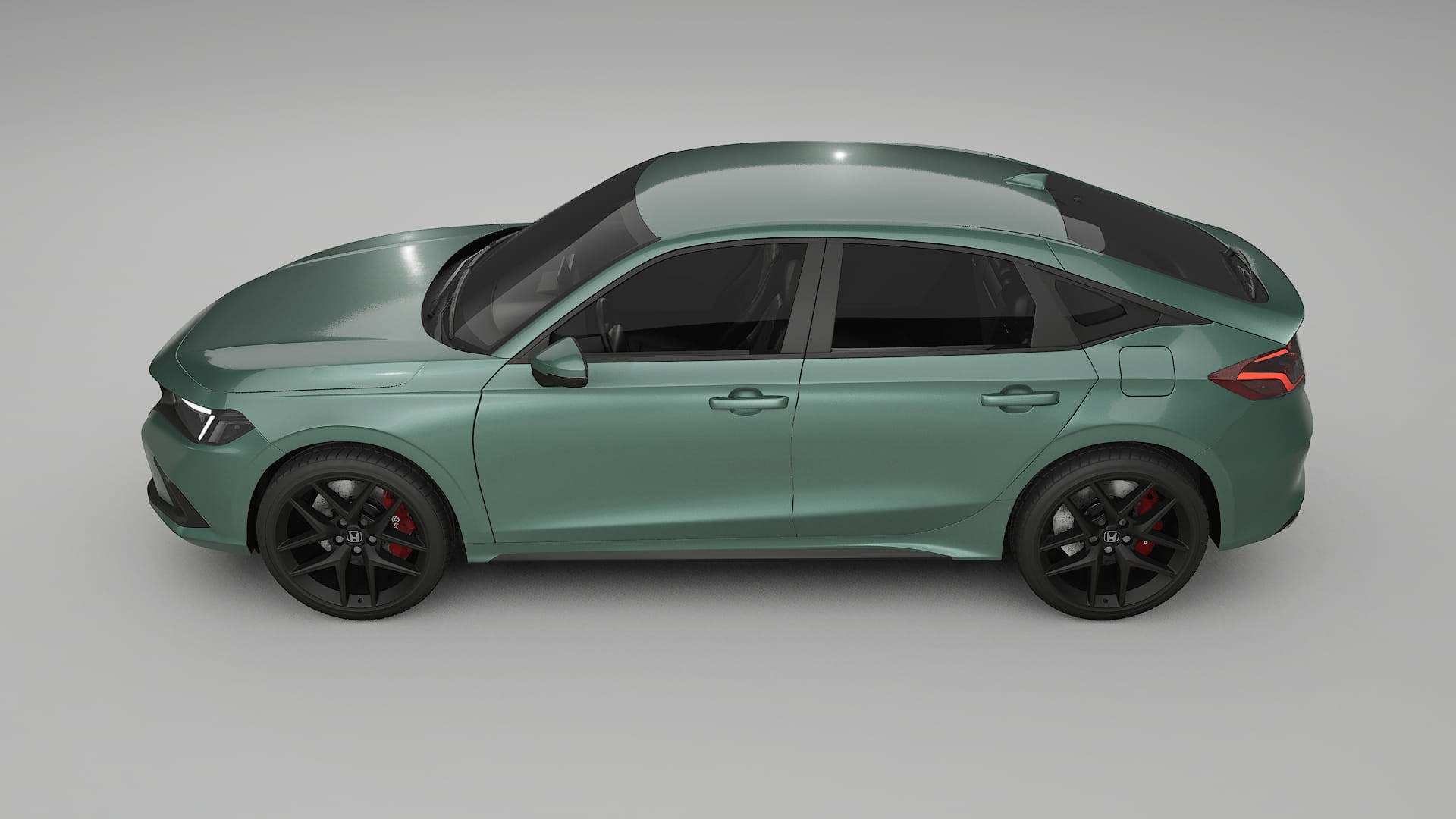Honda Civic hatchback TPU Paint Protection Film | EVERGREEN Color Change PPF Full Pre-Cut Kit