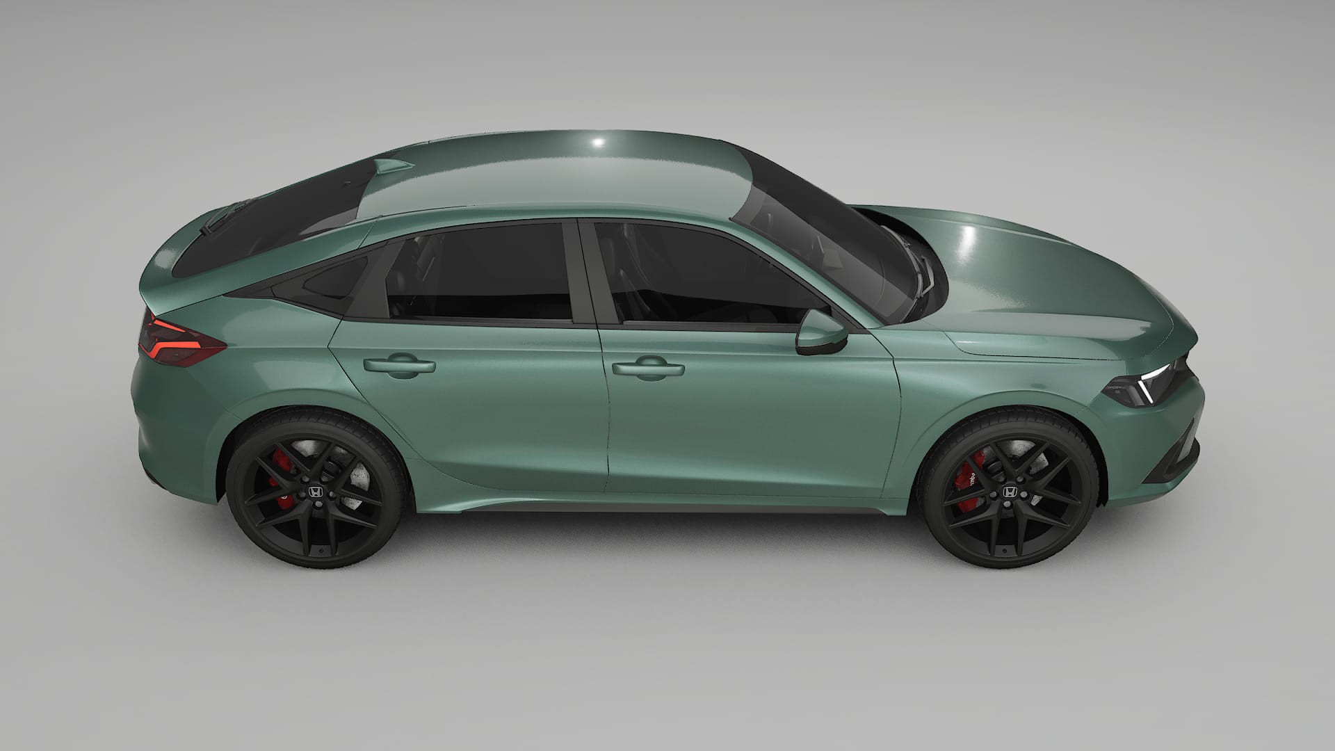 Honda Civic hatchback TPU Paint Protection Film | EVERGREEN Color Change PPF Full Pre-Cut Kit