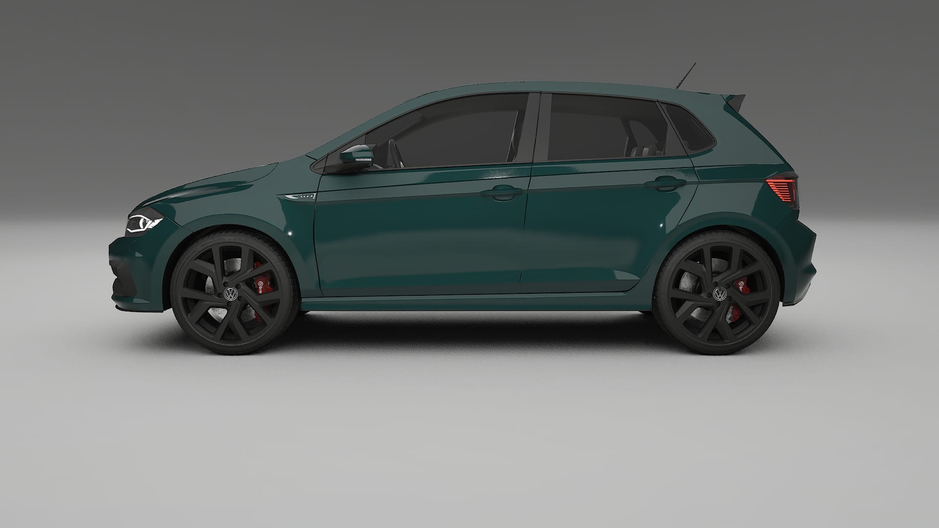 VW Polo GTI VI TPU Paint Protection Film | INFERNO Color Change PPF Full Pre-Cut Kit