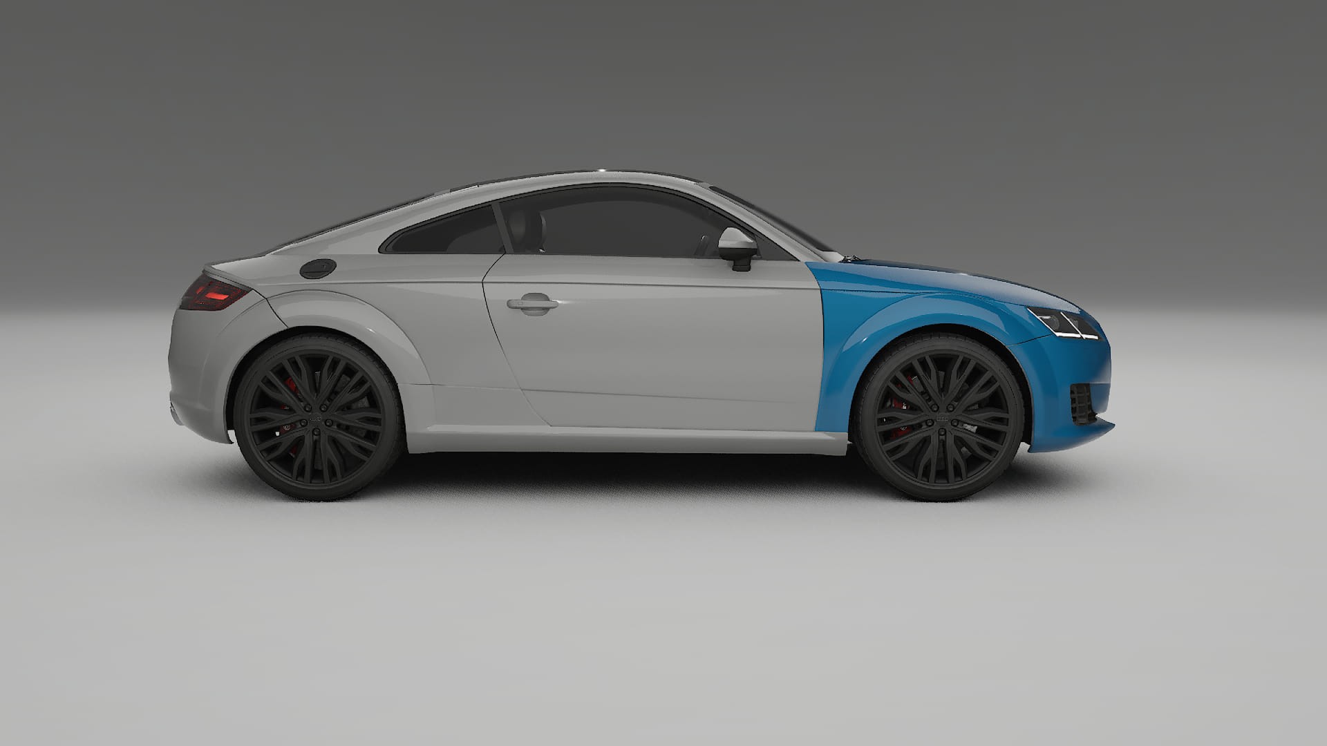 Audi TT Coupe 8S prefacelift pre-LCI Paint Protection Film | CrystalGuard TPU PPF Front Kit 2