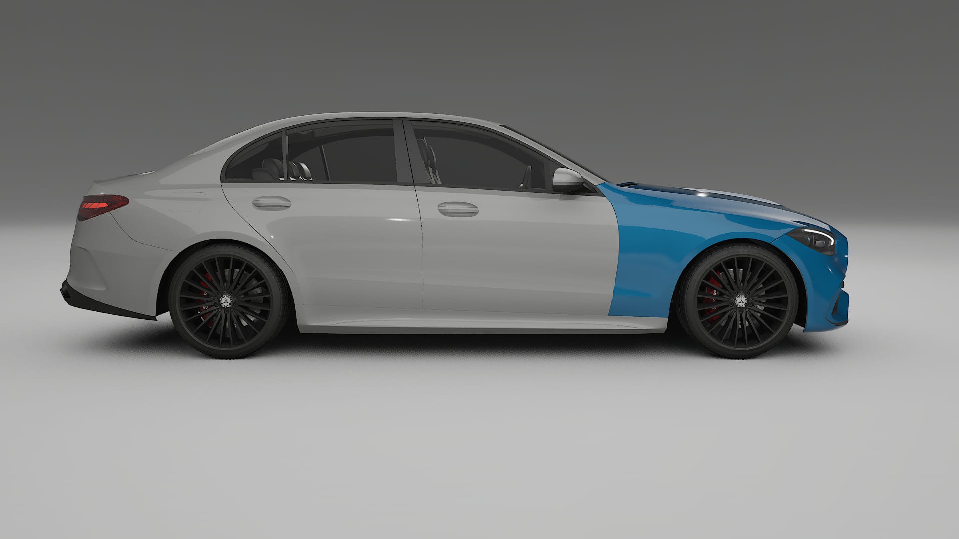 Mercedes C-Class W206 Paint Protection Film | CrystalGuard TPU PPF Front Kit 2