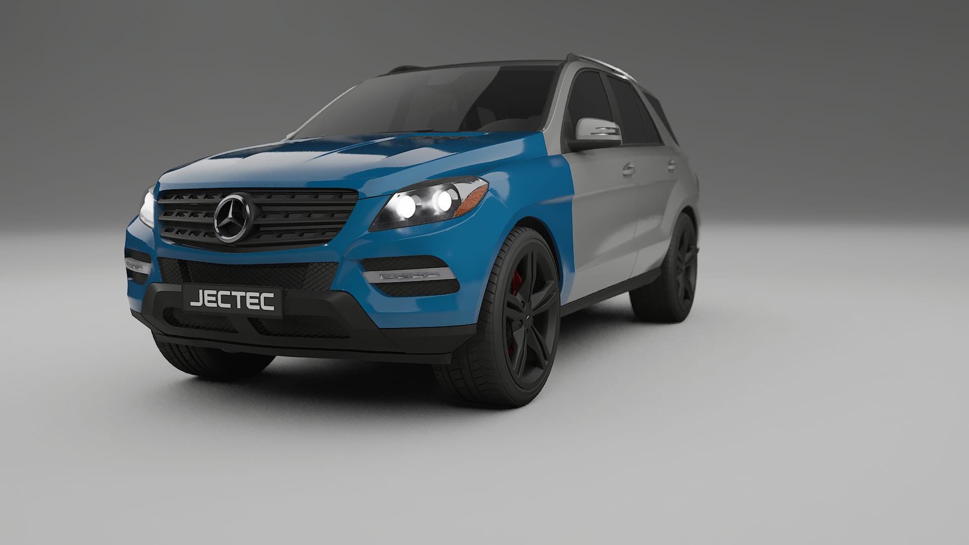 Mercedes M-class W166 Paint Protection Film | CrystalGuard TPU PPF Front Kit