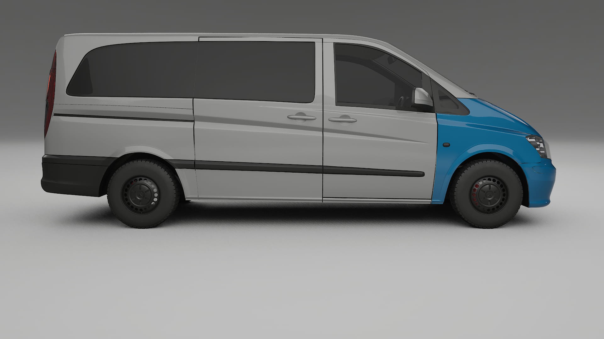 Mercedes Vito Short W639 facelift LCI Paint Protection Film | CrystalGuard TPU PPF Front Kit 2